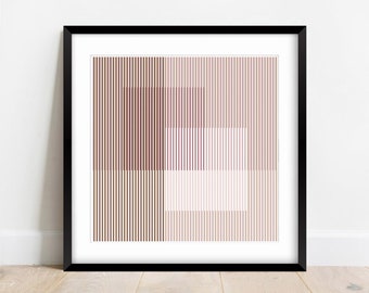 Geometrisch kruissteekpatroon: modern borduurmotief voor beginners (pdf-patroon)