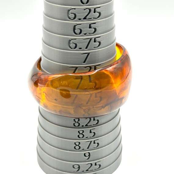 Vintage Tortoiseshell Bangle Set — Size 7 1/2 — F… - image 4