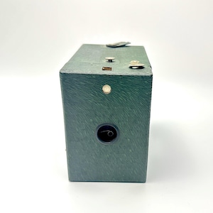 1920s Kodak Rainbow Hawk-Eye No. 2 Model C — Forest Green Textured Case — Mint Condition (Acquired 1990s, Northern NY)