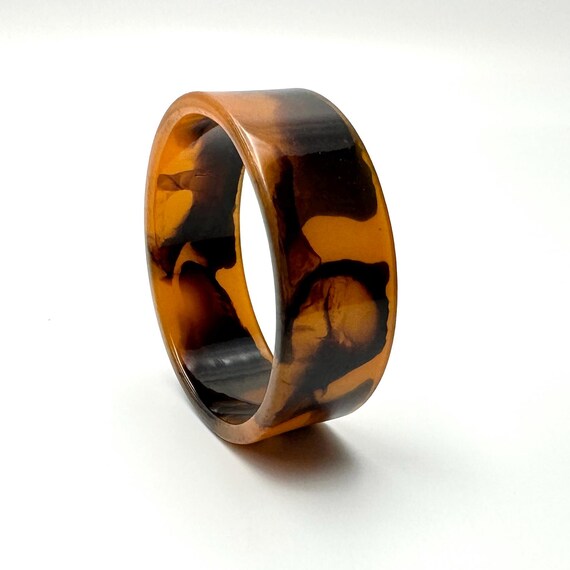 Vintage Tortoiseshell Bangle Set — Size 7 1/2 — F… - image 8