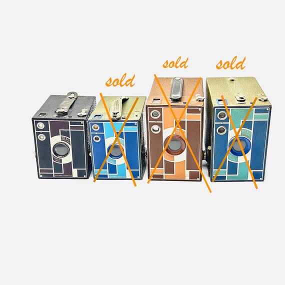 Art Deco Kodak Beau Brownie Cameras: Collectible Editions — Only 1 Colorway Left!