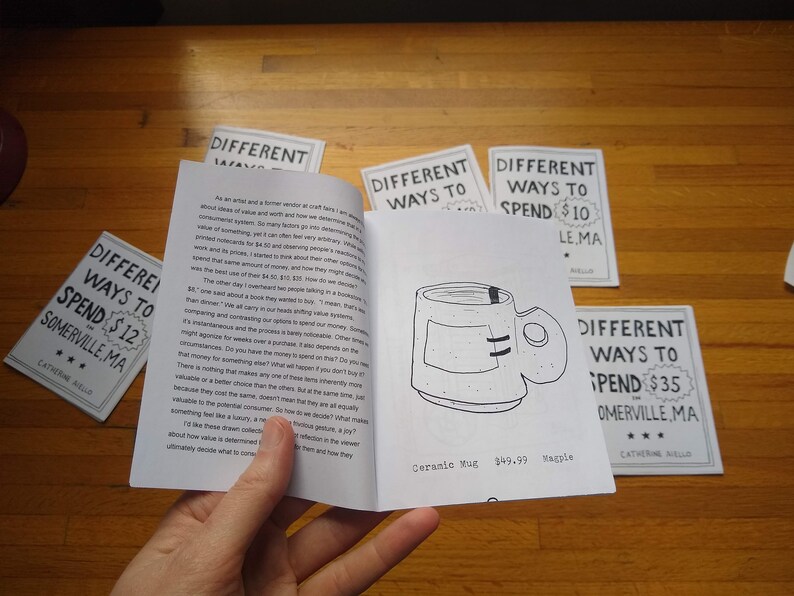 Different Ways to Spend the Same Amount of Money Zines image 3