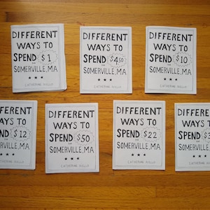 Different Ways to Spend the Same Amount of Money Zines image 1