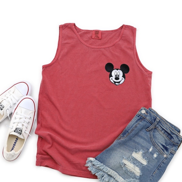 Vintage Mickey Mouse Disney Comfort Colors Tank Top