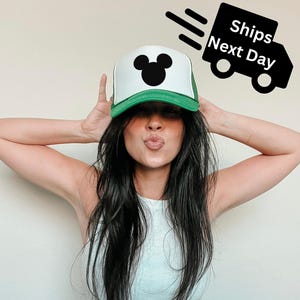 Disney Hat, Women&#39;s Mickey Trucker Hat, Mickey Mouse Ladies Hat