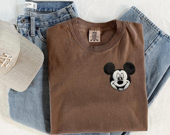 Vintage Disney Shirt, Mickey Comfort Colors Shirt, Mickey Mouse Comfort Colors Shirt