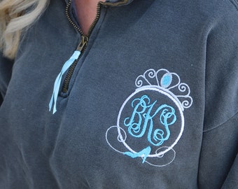 Monogram Pullover - Etsy