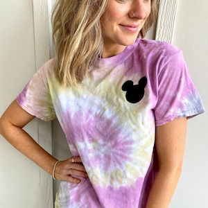 Disney Tie Dye Shirt, Retro Mickey Mouse Tee, Disneyland Tie Dye Shirt, Minnie Mickey Shirt, Disney shirt, Disney World Shirt