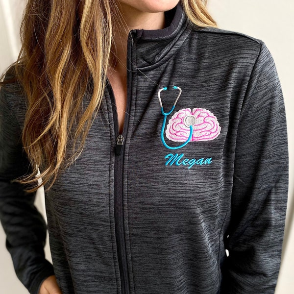 Nurse Jacket Neurology Etsy