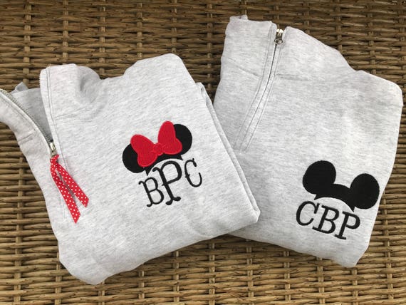 disney monogram sweatshirt
