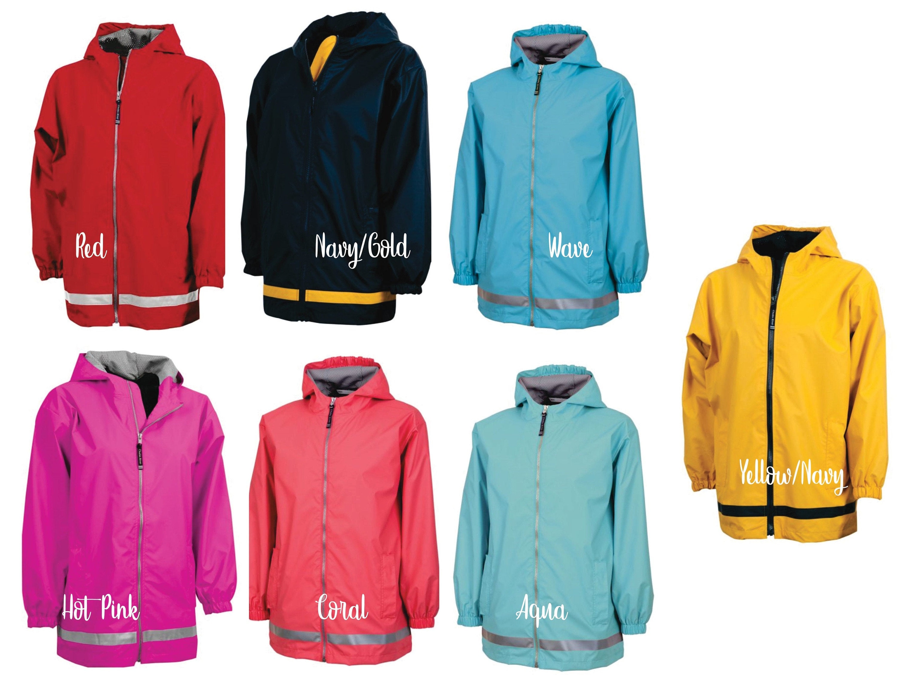 Girls Disney Monogram Rain Jacket for YOUTH , Minnie Mouse Mickey Mouse ...