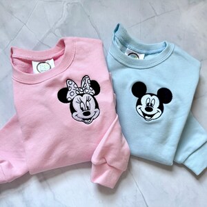 Toddler Boy Disney Sweatshirt Mickey Mouse Boys Embroidered sweatshirt Little Boy Disneyworld Shirt bild 7