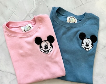 Kids Mickey Mouse Shirt Toddler Disney Short Sleeve Shirt Matching Sibling Disney shirts