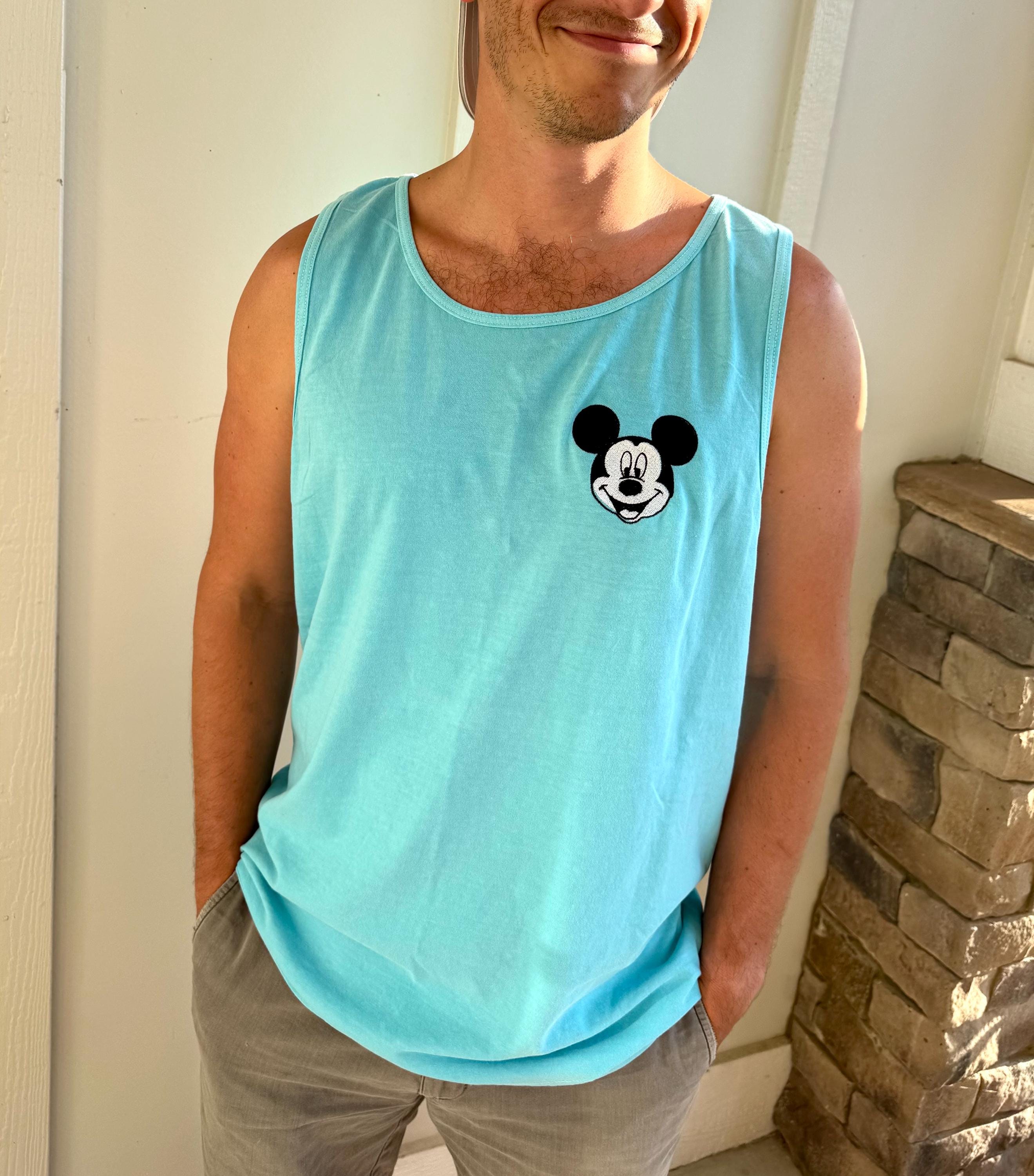 Men's Disney Tank, Mickey Mouse Tank Top, Men's Disney