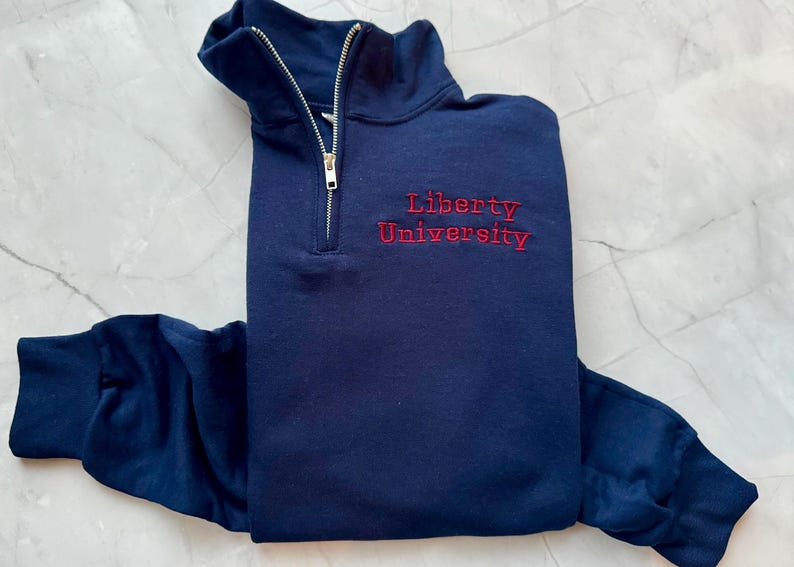 Custom College Quarter Zip Sweatshirt, College Merch, University Team Sweatshirt, College custom apparel image 8