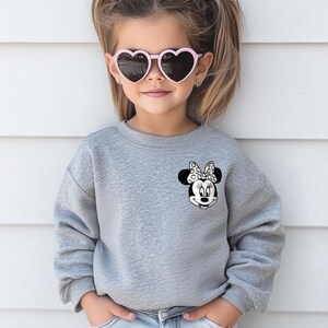 Toddler Boy Disney Sweatshirt Mickey Mouse Boys Embroidered sweatshirt Little Boy Disneyworld Shirt bild 8
