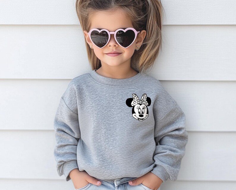 Toddler Boy Disney Sweatshirt Mickey Mouse Boys Embroidered sweatshirt Little Boy Disneyworld Shirt bild 8