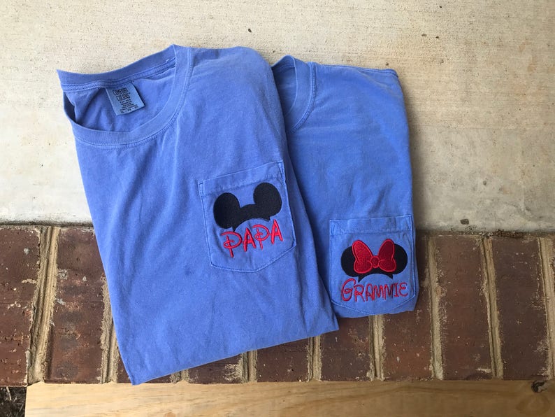 mickey and minnie mom and dad shirts
