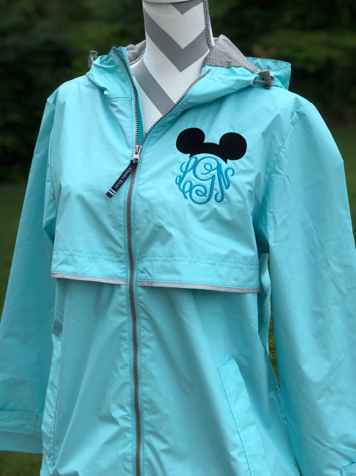 Disney Monogram Rain Jacket for Women Minnie Mouse Mickey Etsy