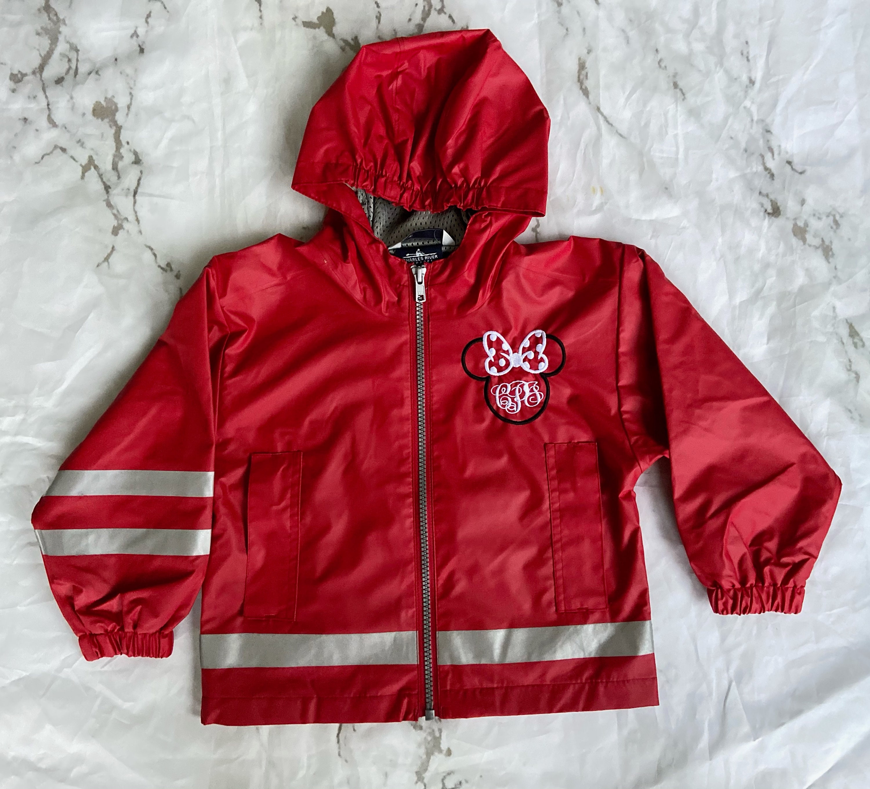 Minnie mouse rain jacket top