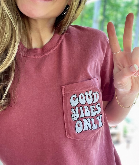 Disney Good Vibes Only Shirt, Vintage Disney Comfort Colors Shirt, Mickey Peace Sign, Trendy Disney Shirt, Summer Mickey Mouse Tee