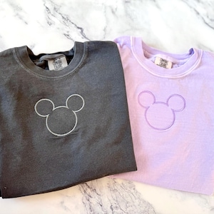 Maglietta Disney Topolino semplice Maglietta Disney Monocromatica Colori Comfort Maglietta Disney Vintage
