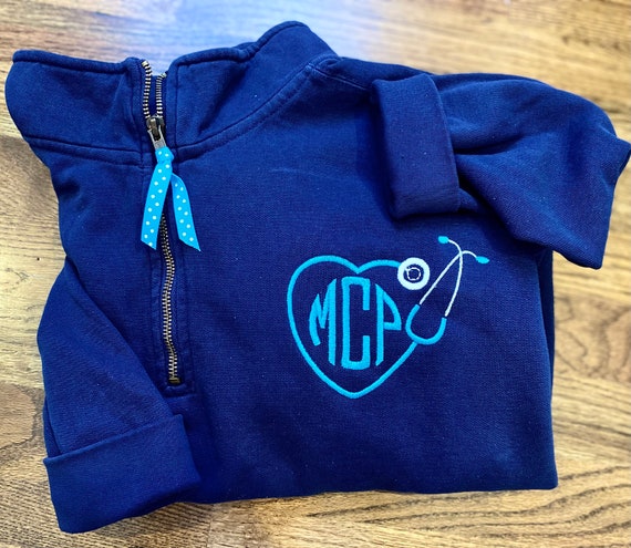 Nurse sales monogram sweatshirt