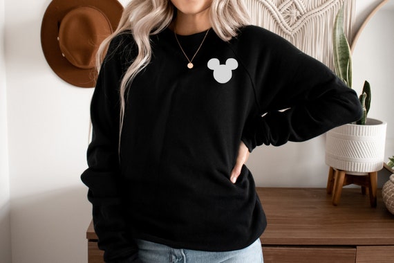 Sudadera Disney Mickey Mouse para mujer, sudadera Leopard Minnie Mouse,  jersey Disney con estampado animal, cuello redondo Walt Disney, -   México