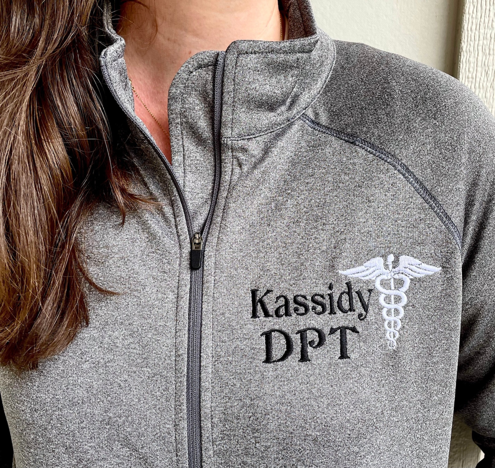 Physical Therapist Jacket for Women Credentials Healthcare Etsy