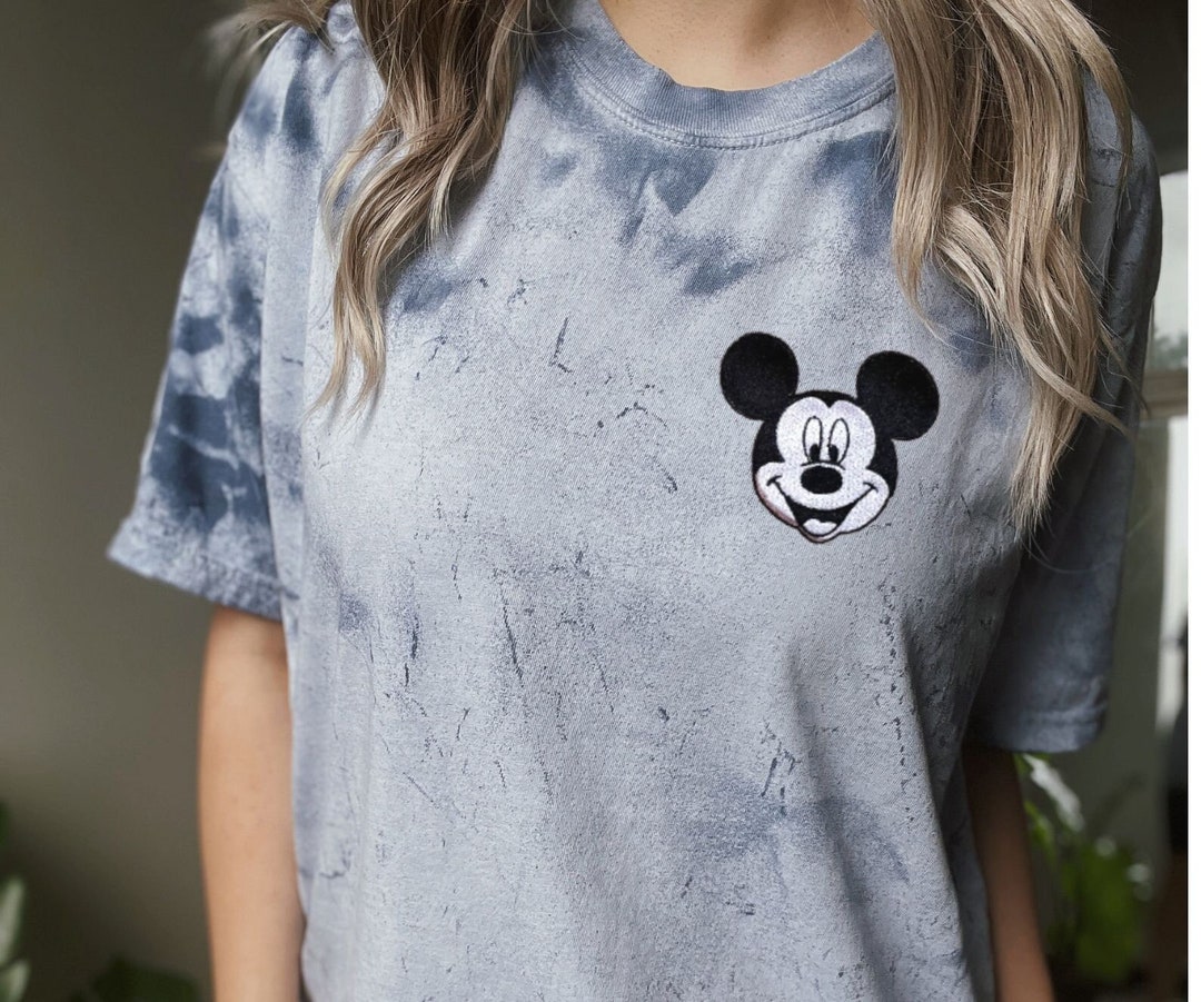 Vintage Disney Mickey Mouse Tie Dye Shirt, Tie Dye Disney Short Sleeve ...