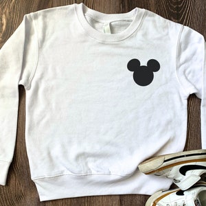 Toddler Disney Minnie Mouse/ Mickey Mouse Crewneck Sweatshirt, Disney, Kids, Boys or Girls Disney Pullover