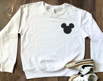 Toddler Disney Minnie Mouse/ Mickey Mouse Crewneck Sweatshirt, Disney, Kids, Boys or Girls Disney Pullover