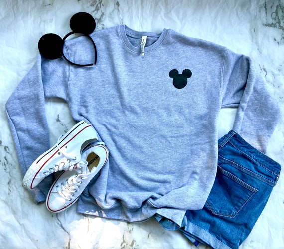Sweat-shirt Mickey Mouse Disney pour femme, sweat-shirt léopard