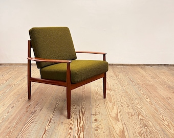 Teak Lounge Armchair by Grete Jalk for France & Son, Danish Mid Century Design Lounge Easy Chair, 1950er