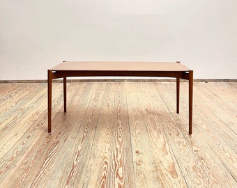 Table de canapé en teck moderne du milieu du siècle, Hartmut Lohmeyer, table basse design
