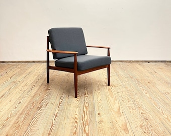 Teak armchair or easy chair by Grete Jalk for France & Son, Mid Century Modern Danish Design, 1950er