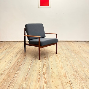 Teak armchair or easy chair by Grete Jalk for France & Son, Mid Century Modern Danish Design, 1950er