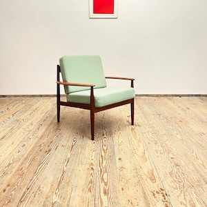 Teak armchair or easy chair by Grete Jalk for France & Son, Mid Century Modern Danish Design, 1950er