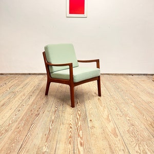 Teak armchair or easy chair by Ole Wanscher for France & Son, Senator Series, Mid Century Modern Danish Design, 1950er