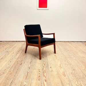 Teak armchair or easy chair by Ole Wanscher for France & Son, Senator Series, Mid Century Modern Danish Design, 1950er