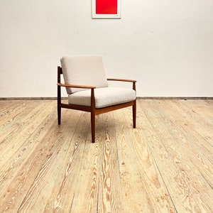 Teak armchair or easy chair by Grete Jalk for France & Son, Mid Century Modern Danish Design, 1950er