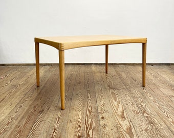 Extendable mid century modern teak dining table by H.W. Klein for Bramin, Danish Design, 1950s, Denmark