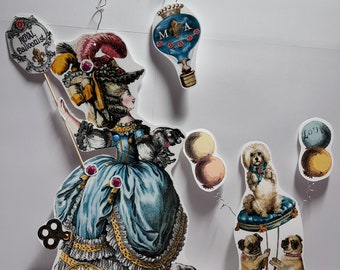 Marie Antoinette Royal balloonist and her many dogs