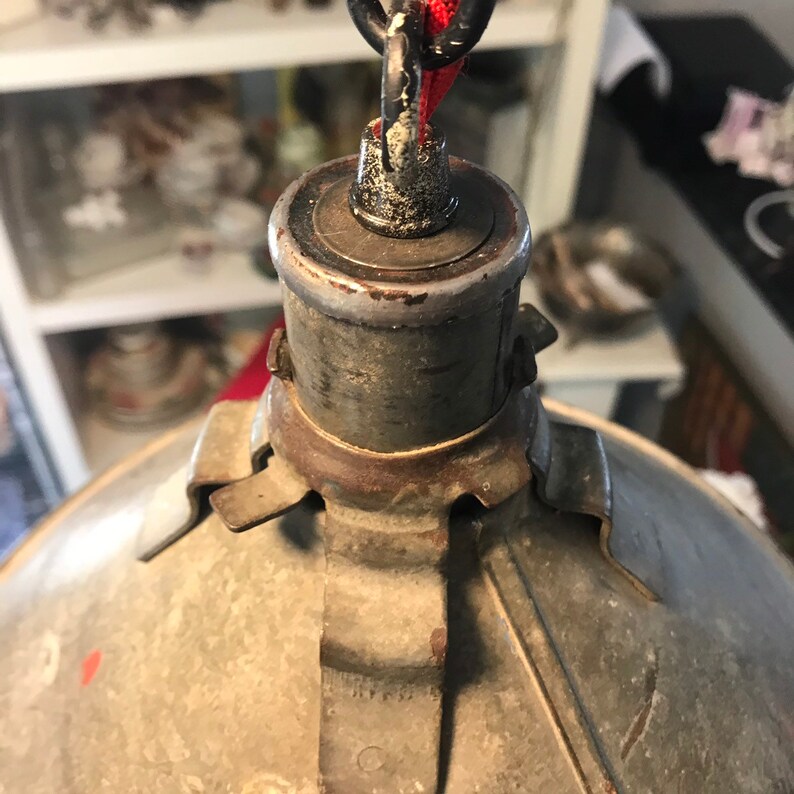 Mid Century Vintage Oil Funnel Lamp 1950s Etsy