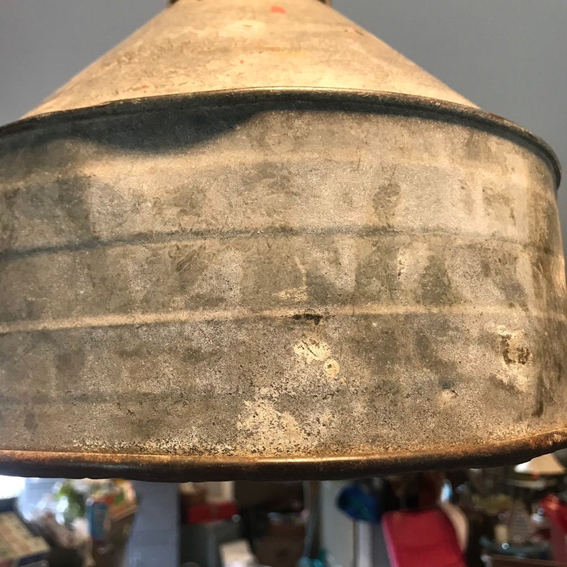 Mid Century Vintage Oil Funnel Lamp 1950s Etsy