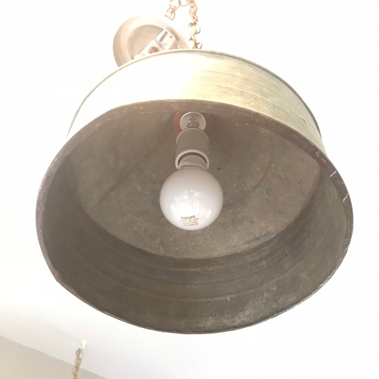 Mid Century Vintage Oil Funnel Lamp 1950s Etsy