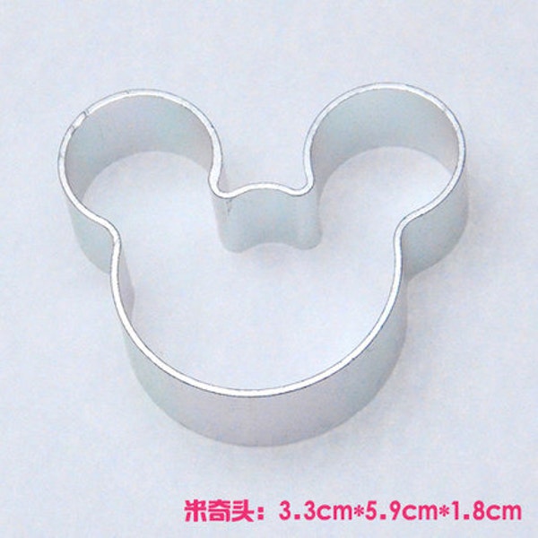 Mickey Mouse tin mold Cookie Cutter Style Cake Mould Chocolate Mould suitable for making  cake,bread,jelly, chocolate, pudding