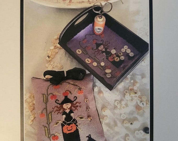 Nikyscreations Primitives Halloween Vibes Cross Stitch Pattern. FREE SHIPPING. Good Condition.