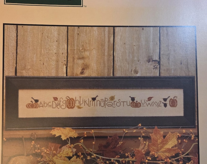 Bent Creek Autumn Row Cross Stitch Pattern. Free Shipping. Used Condition.