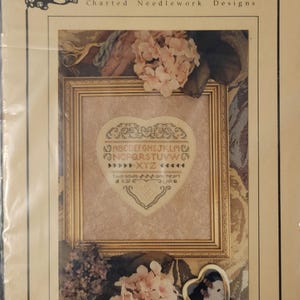 The Drawn Thread My Valentine Cross Stitch Pattern. FREE SHIPPING. Good Condition.